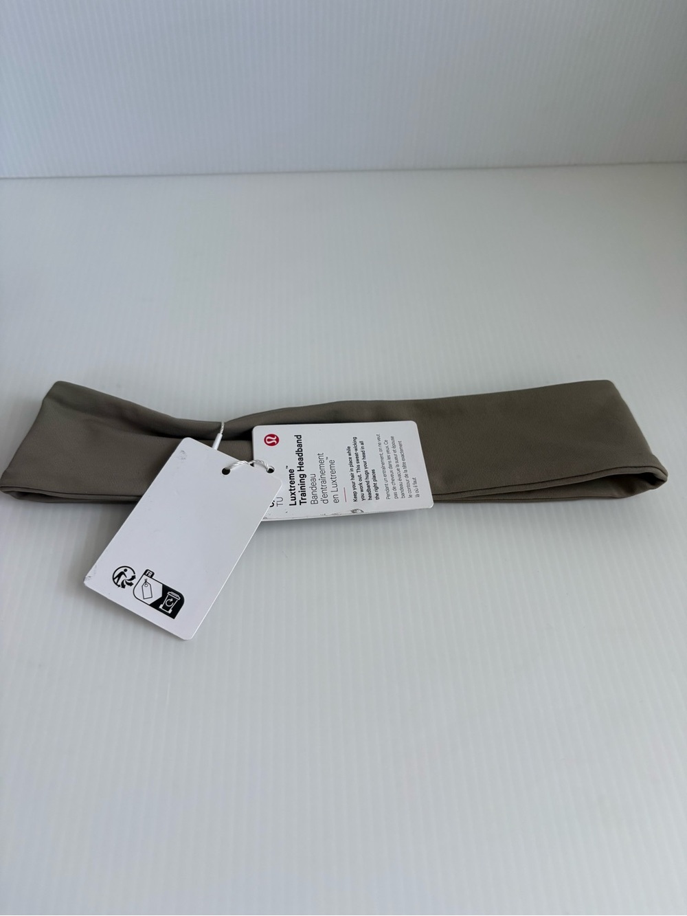 Lululemon Women's Luxtreme Training Headband - Olive Grey NWT